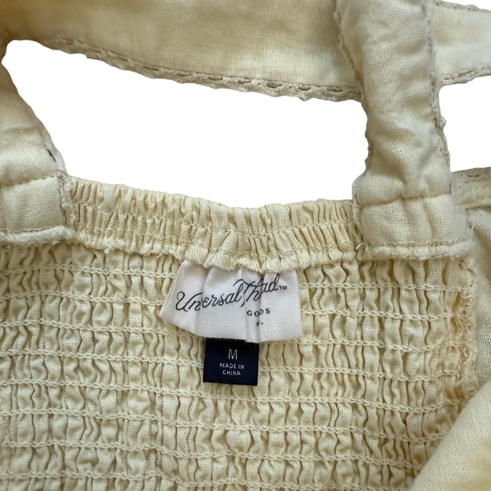 Butter Yellow Universal Thread Linen Blend Maxi Dress Medium‎ - Picture 6 of 10